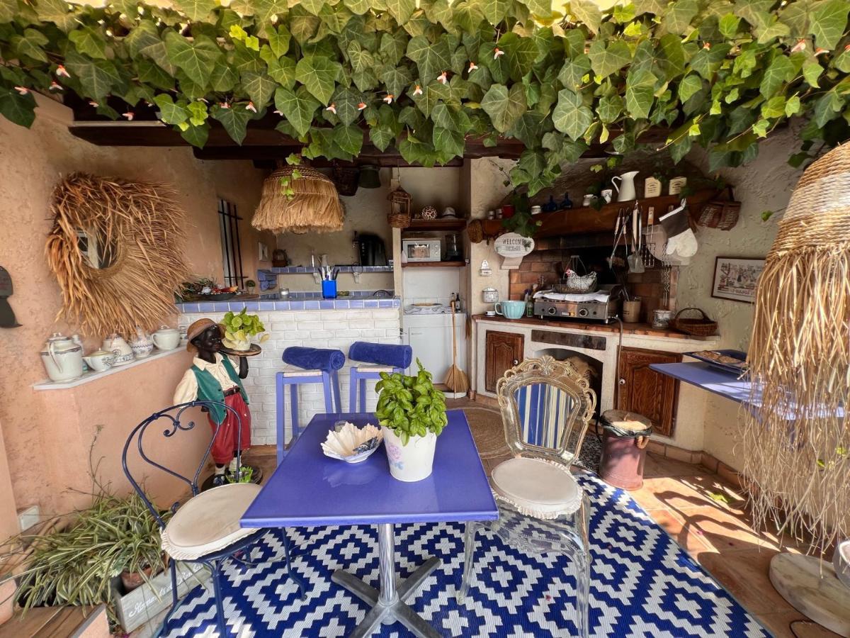 Les Grimaldines - Maison D'Hotes Cagnes-sur-Mer Esterno foto
